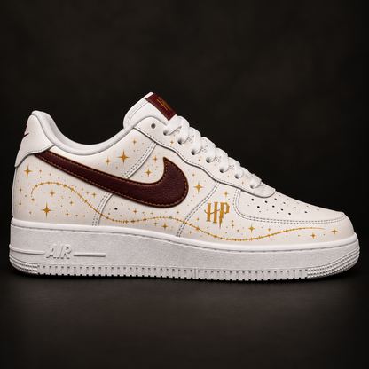 Magic Express Burgundy Custom Sneakers